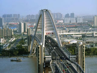 上海沪能防腐卢浦大桥返新涂装